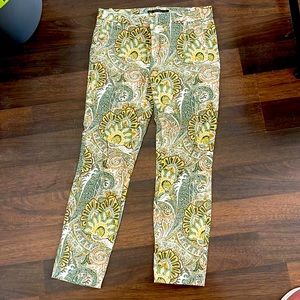 Zara basic green jeans pants